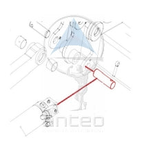 Anteo bolt   Ø25 x 92mm  for 075-1000