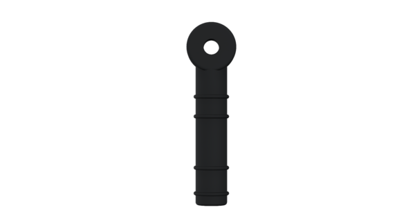 Gummihempe / Rett / Ø 7.8 mm
