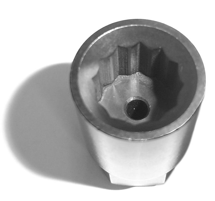 Dobbel sekskantpipe - 13 mm - For 1/2"