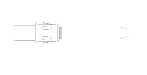 Abs Kontaktstift 6Mm