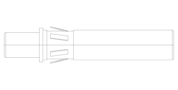 Kontakthylse / ABS / 6.0mm2