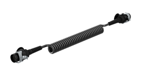 Spiralkabel 15-pol m/støpsler ADR godkjent