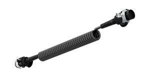 Spiralkabel 15-pol m/støpsler ADR godkjent