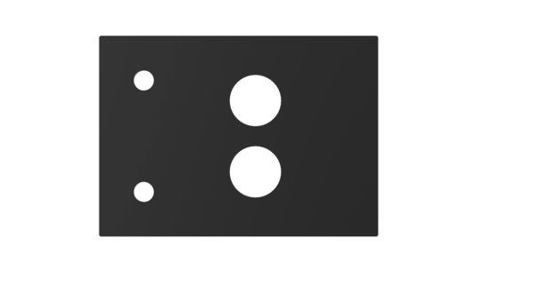 Festeplate / Duomatic / 86 x 5 x 123 mm