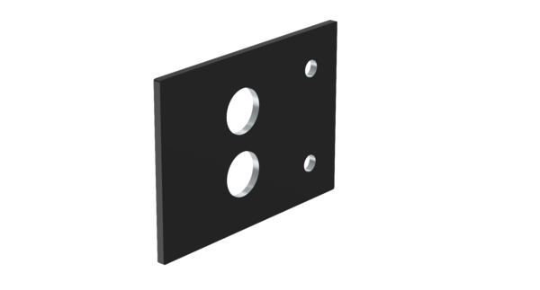 Festeplate / Duomatic / 86 x 5 x 123 mm