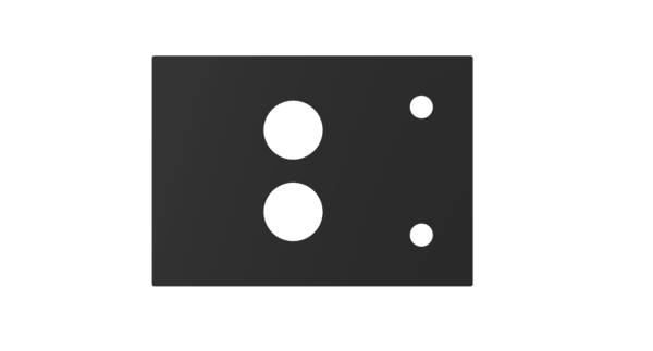 Festeplate / Duomatic / 86 x 5 x 123 mm