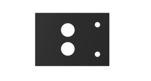 Festeplate / Duomatic / 86 x 5 x 123 mm