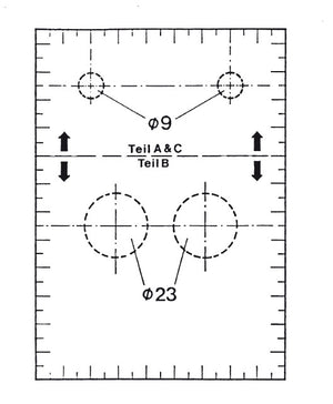 Festeplate / Duomatic / 86 x 5 x 123 mm