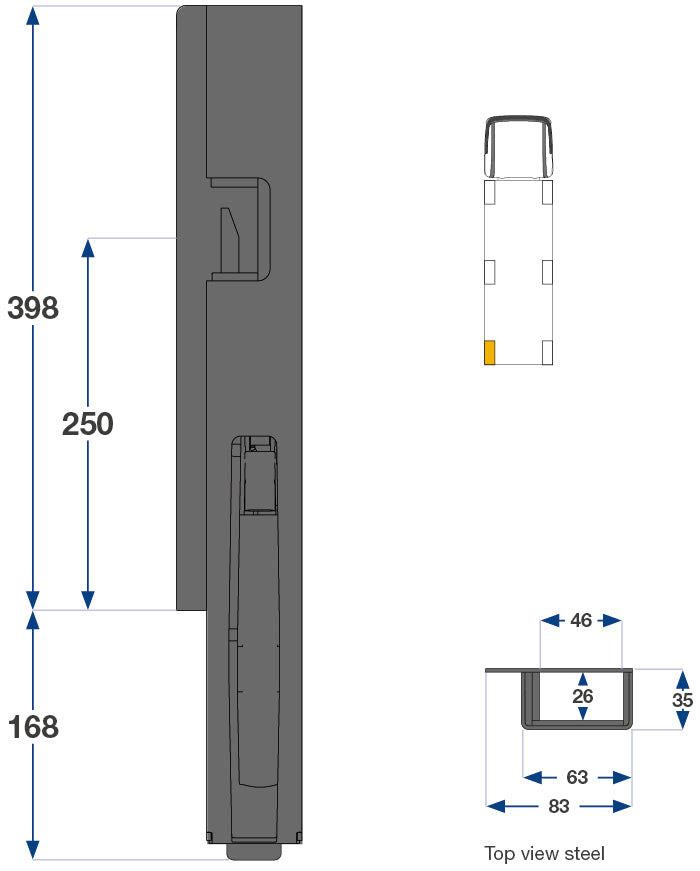 40cm Kinnegrip K5 V Bak