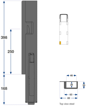 40cm Kinnegrip K5 V Bak