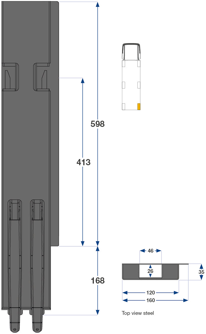 60cm Kinnegrip K5 H Bak Bd