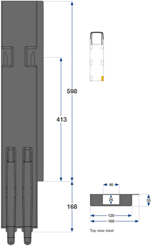 60cm Kinnegrip K5 H Bak Bd
