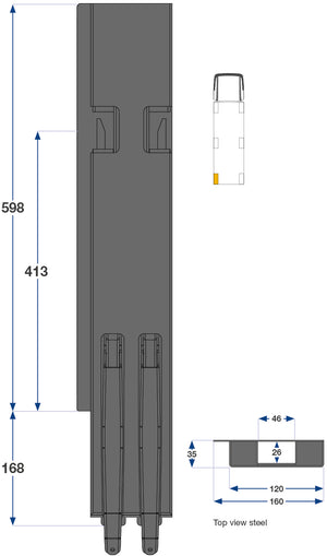 60cm Kinnegrip K5 V Bak Bd