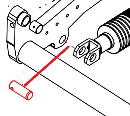 Bolt, nedre tilt, F3V050 Nyttnr: 566201