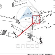 Bolt, Ø30x99mm, m/hull, Anteo