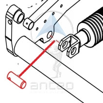 Bolt, Ø30x78mm, m/hull, Anteo