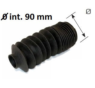 Beskyttelsesbelg / Mansjett F3 Ø90 mm