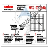 Løftediagram klistremerke ref.2 til 2000