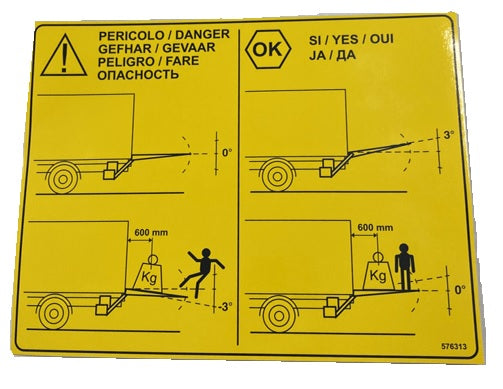 Klistremerke advarsel