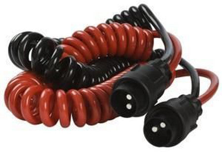 Spiralkabel m/ natostøpsler