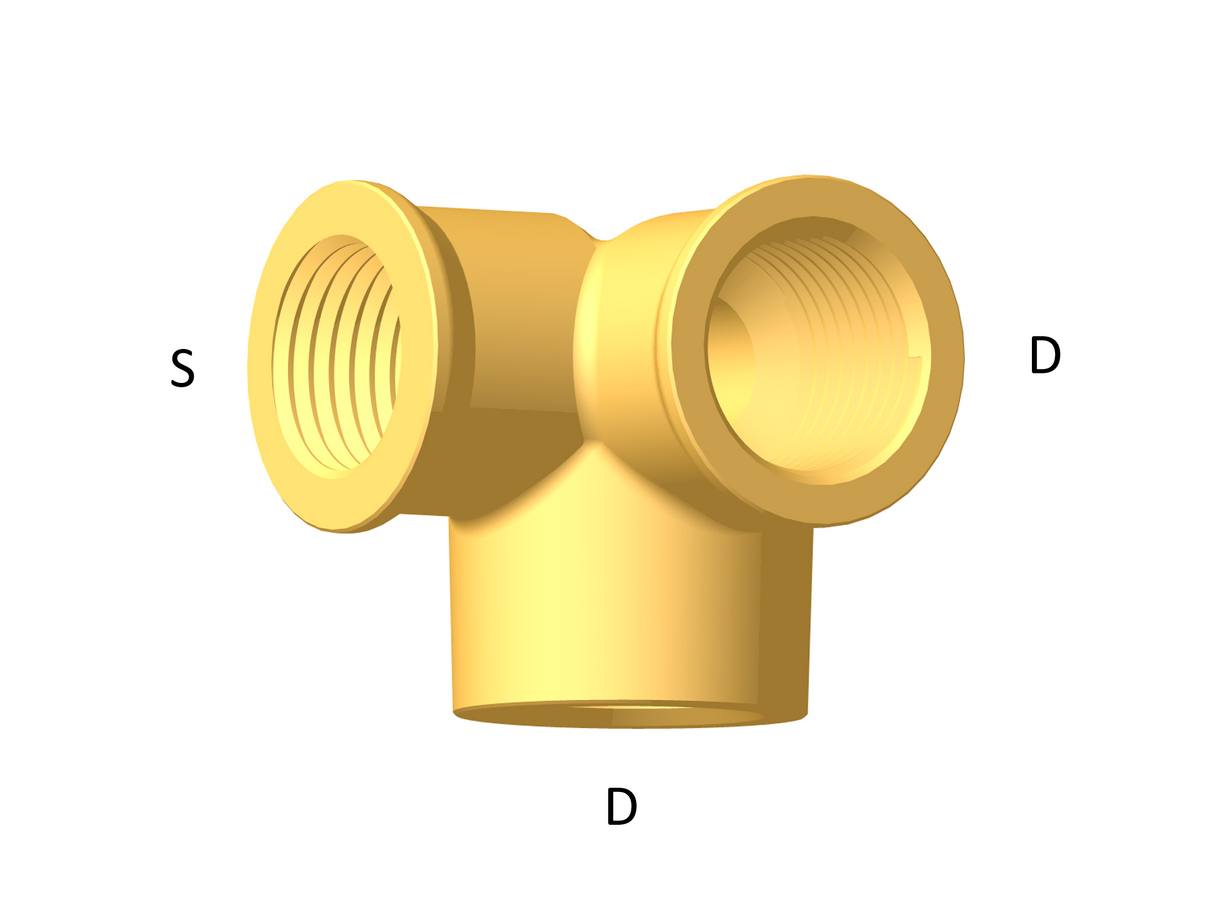 Forgrening 3-Veier, Plug-In, P5 - M16x1,5 - Svivel