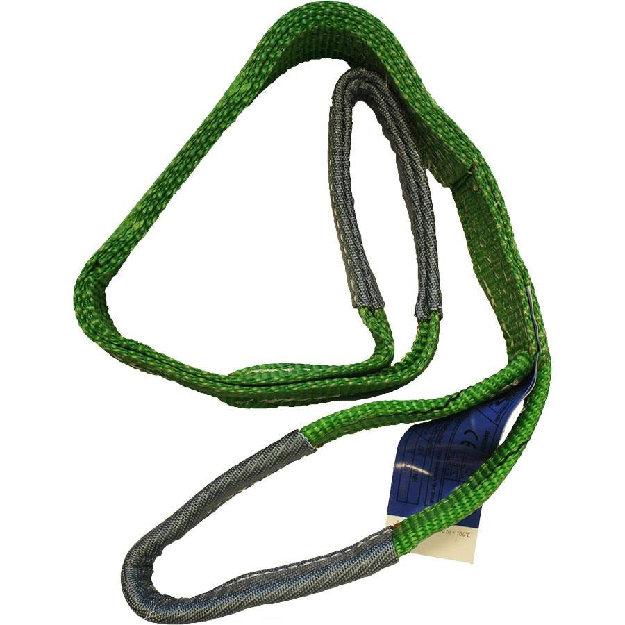 Båndstropp Grønn  6 Meter/2 Tonn