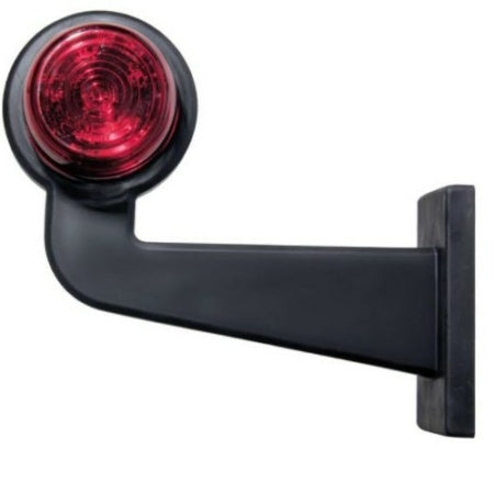 Markeringslys LED 12-24V Rød/Hvit HS DT IP68 (E)