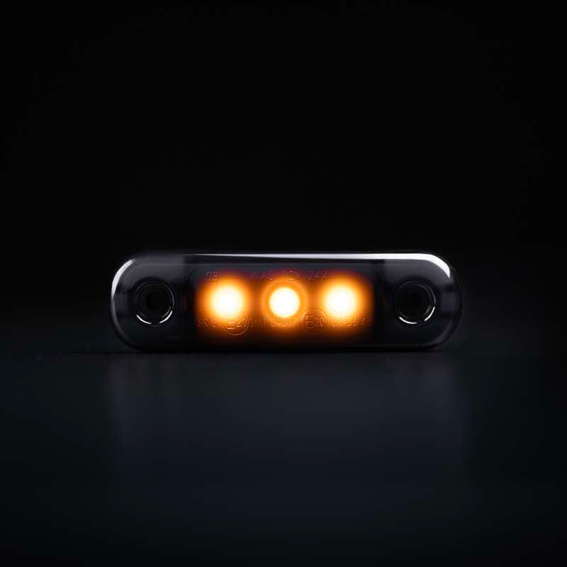 Markeringslys DARK KNIGHT SUPER DARK SLIM AMBER