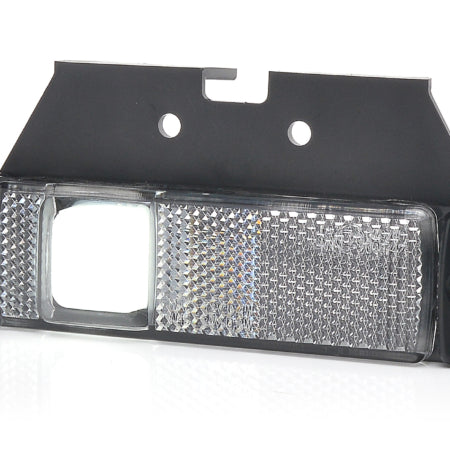 Markeringslys Hvit LED 12-24V m/brakett (E)