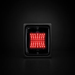 DARK KNIGHT IZE LED SQUARE BAK/BROMS/BLINKERS