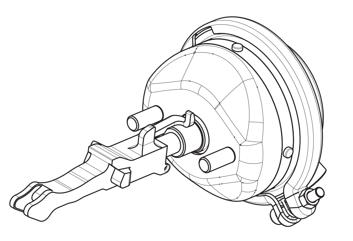 Membransylinder 12" for TU-strammer
