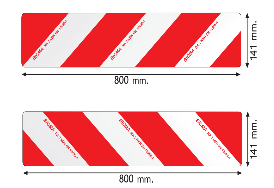 Varselskilt 800x141 Alu H+V