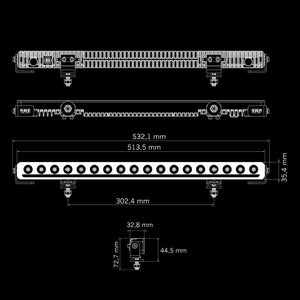 NUUK D-LINE LED BAR 20"