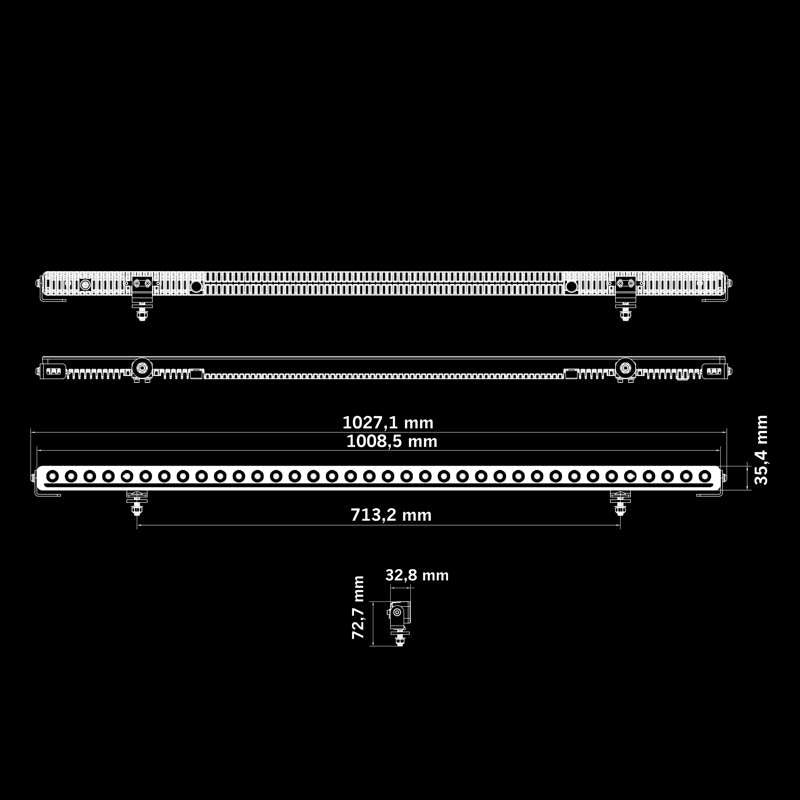 NUUK D-LINE LED BAR 40"