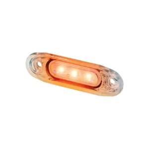 Markeringslys LED 12-24V Gul klart IP66/68 (E) 5m