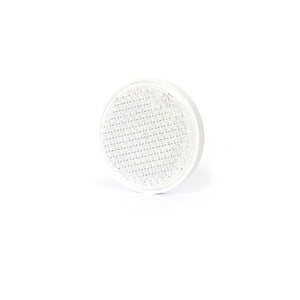 Refleks hvit rund 85mm M/ M5 skrue