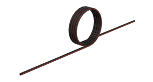 Nylon rør M12X1,5 Sort m/Rød stripe 100M(1st=100m)