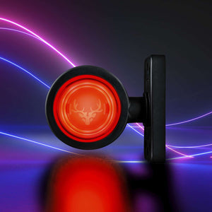 Pos.lys Freedom Viking Rød/Mørk 12LED 12-24V (E)