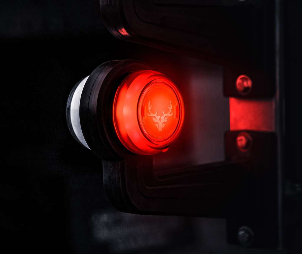 Pos.lys Freedom Viking Rød/Mørk 12LED 12-24V (E)