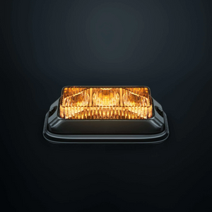 Strobelys 3 LED gul
