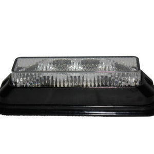 Strobelys 2x4 LED, gul, 12-24V