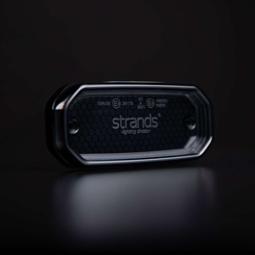 Markeringslys FOR9T Scale Hvit 12-24V (E)