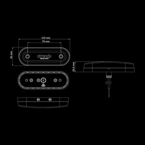 FOR9T Gravity Markeringslys / Hvit