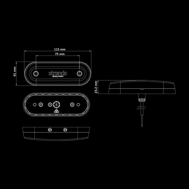 FOR9T Gravity Markeringslys / Oransje