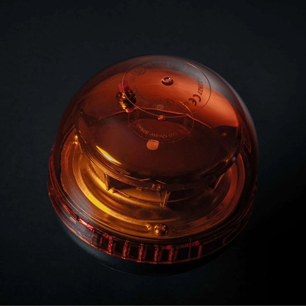 Varsellys Big Energy XL Amber Lens, stang