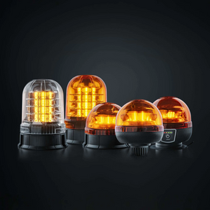 Varsellys Big Energy XL Amber Lens, stang