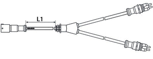 Y-Forgreningskabel For Flerakslet Heng