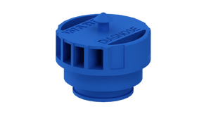 Hette for diagnosekontakt blå