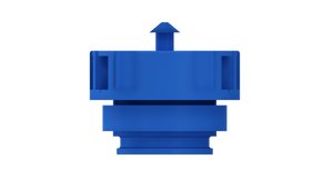 Hette for diagnosekontakt blå