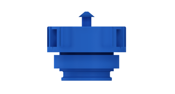 Hette for diagnosekontakt blå